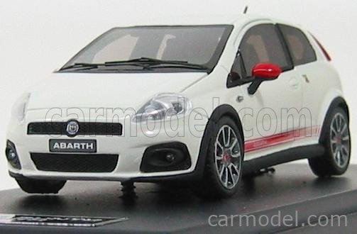 RACING43 43EL153 Scale 1/43 | FIAT GRANDE PUNTO ABARTH WHITE