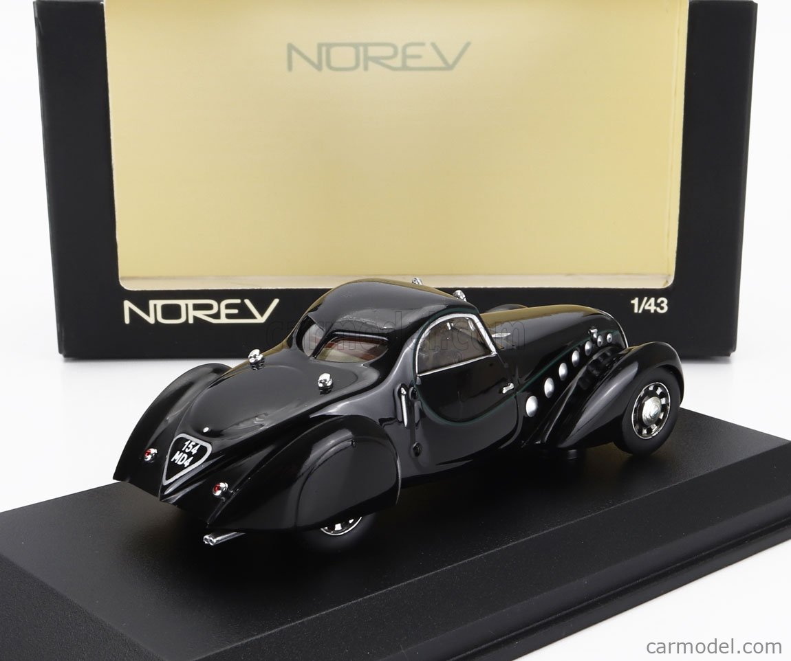 Peugeot 302 Darl'Mat Coupé 1937 gelb-schwarz, 1:18 NOREV