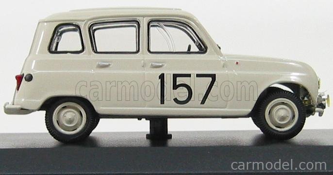 Modèle Réduit Norev Renault 4L Rallye Monte-Carlo 1962 - Échelle 1:43 - Boîte D'origine - Occasion