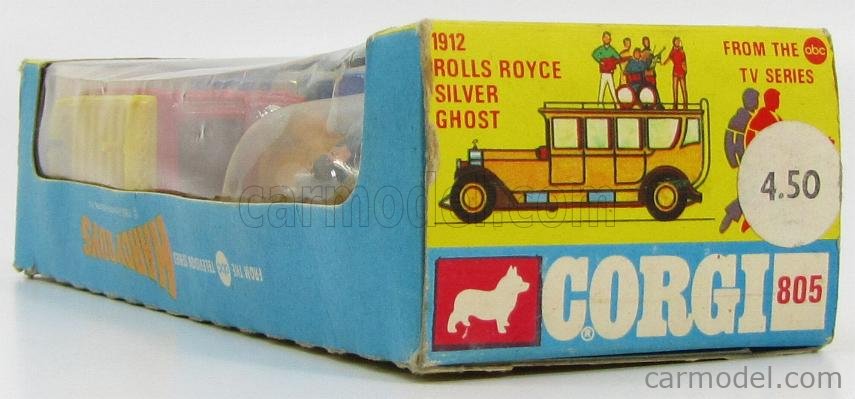 CORGI 805 Scale 1/43 | ROLLS ROYCE SILVER GHOST HARDY BOYS RED BLUE