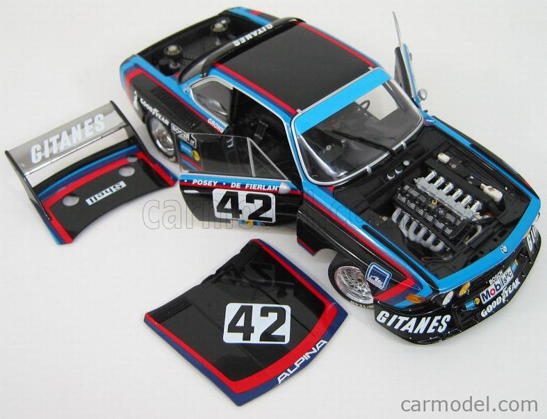 MINICHAMPS 180762042 Scale 1/18 | BMW 3.5CSL ALPINA N 42 24h
