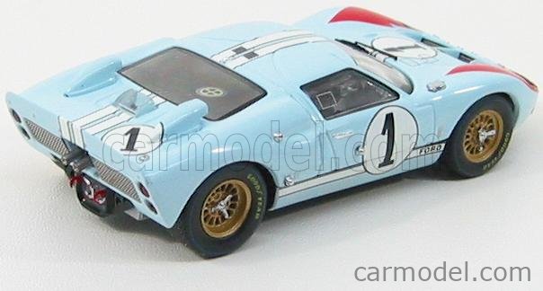 FORD USA - GT40 MK 7.0L V8 TEAM SHELBY AMERICAN INC. N 1 2nd (BUT REALLY  WINNER) 24h LE MANS 1966 K.MILES - D.HULME