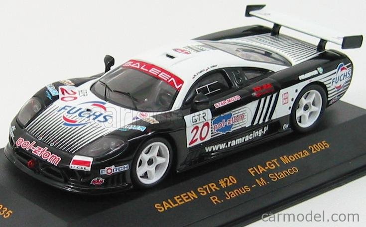 SALEEN S7R #20 FIA GT MONZA 2005 JANUS STANCO IXO MODEL 1/43 GTM035