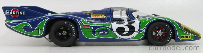 PORSCHE - 917LH 4.5L TEAM MARTINI RACING INTERNATIONAL N 3 2nd 24h LE MANS  1970 G.LARROUSSE - W.KAUHSEN