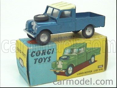 CORGI 406 Scale 1/43 | LAND ROVER LAND 109 WB BLUE MET WHITE