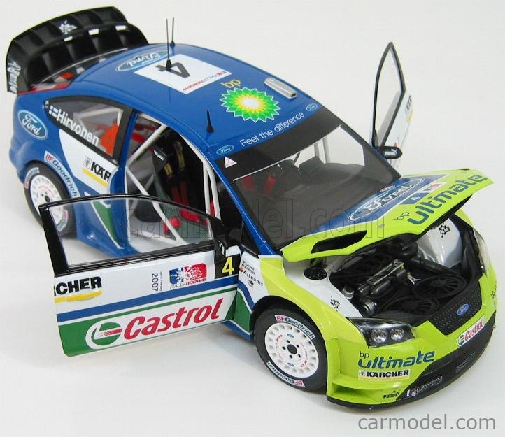 SUN-STAR 03921 Scale 1/18 | FORD ENGLAND FOCUS RS WRC N 4