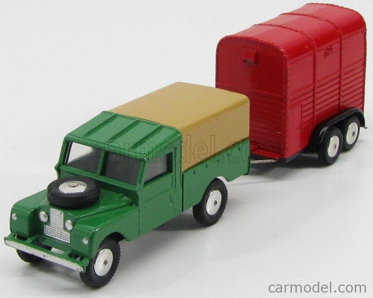 CORGI GS2 Scale 1/43 | LAND ROVER LAND WITH RICE'S PONY TRAILER AND ...