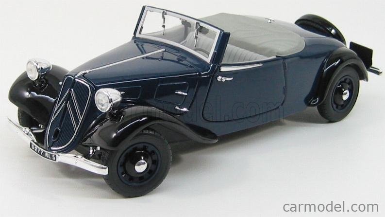 日本お買い得 ホビー 模型車 車 レーシングカー シトロエントションカブリオレ×solido citroen traction type 11 b  cabriolet oldtimer annee de construction 1938 in bleu 118 x 