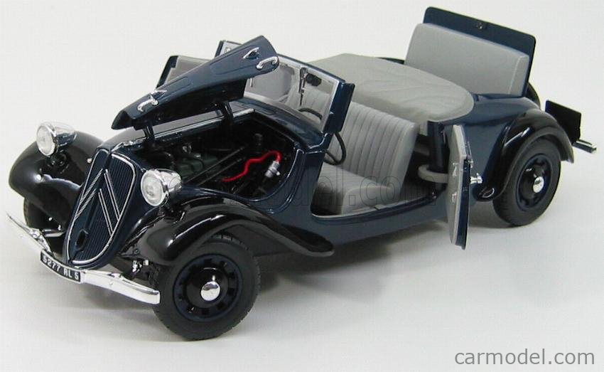 Voiture Citroën Traction AV 11 Cabriolet 1938 bleue Marque Solido 8178 1/18 | Rakuten
