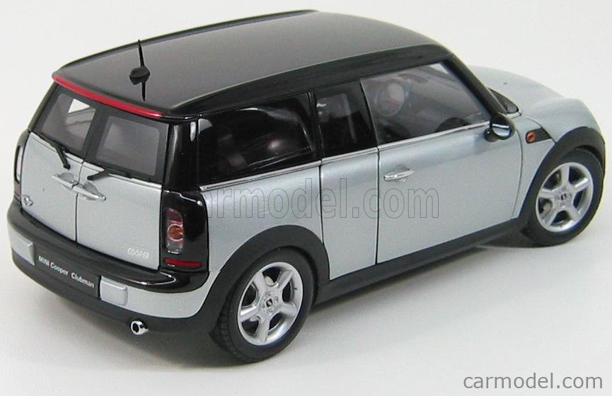 KYOSHO 08745S Scale 1/18 | MINI COOPER CLUBMAN 2007 SILVER BLACK