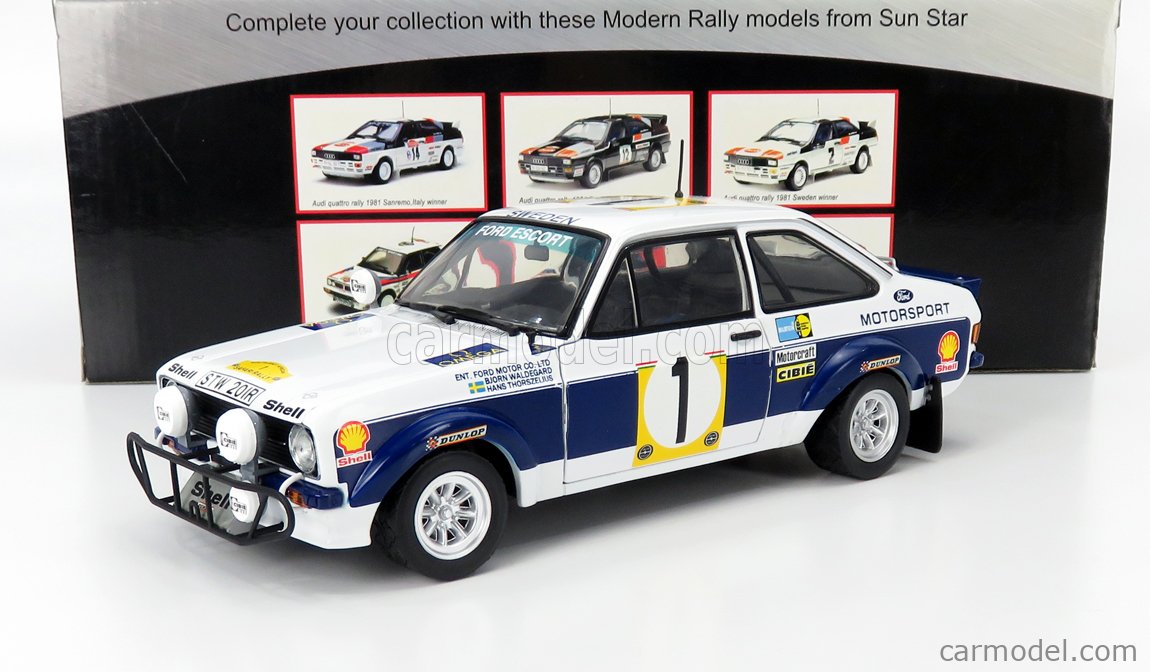 FORD ENGLAND - ESCORT MKII RS1800 N 1 WINNER SAFARI RALLY 1977 B.WALDEGAARD  - H.THORSZELIUS