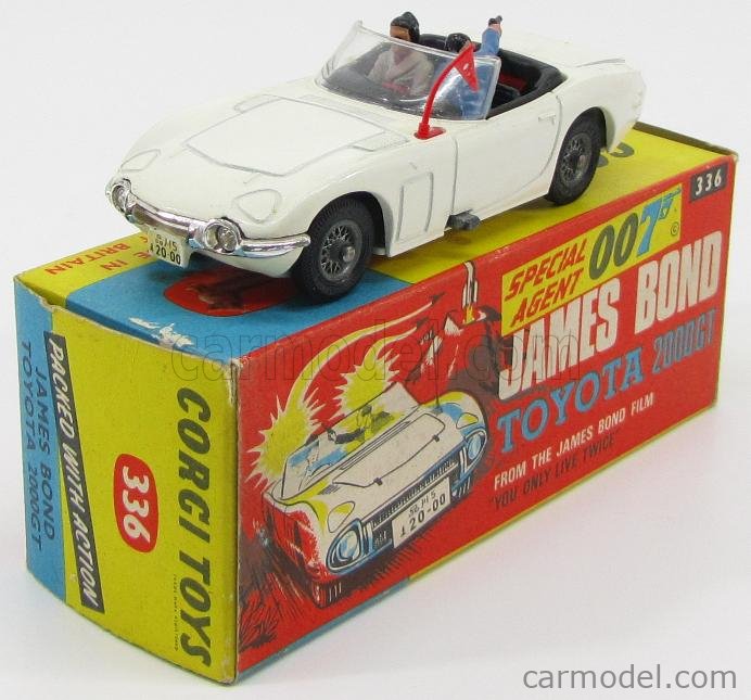 CORGI 336 Scale 1/43 | TOYOTA 2000GT 007 JAMES BOND - YOU ONLY LIVE ...