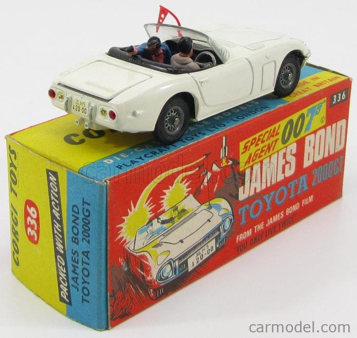 CORGI 336 Scale 1/43 | TOYOTA 2000GT 007 JAMES BOND - YOU ONLY LIVE ...