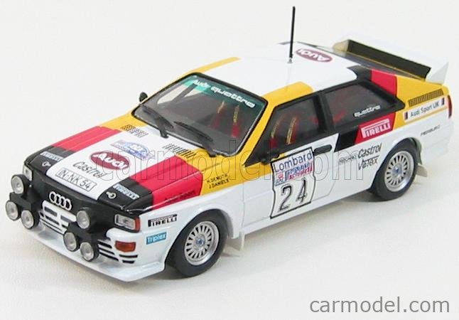 Miniature Trofeu Audi Quattro Monte-Carlo 1983 N°48 1/43 Voiture De Rallye