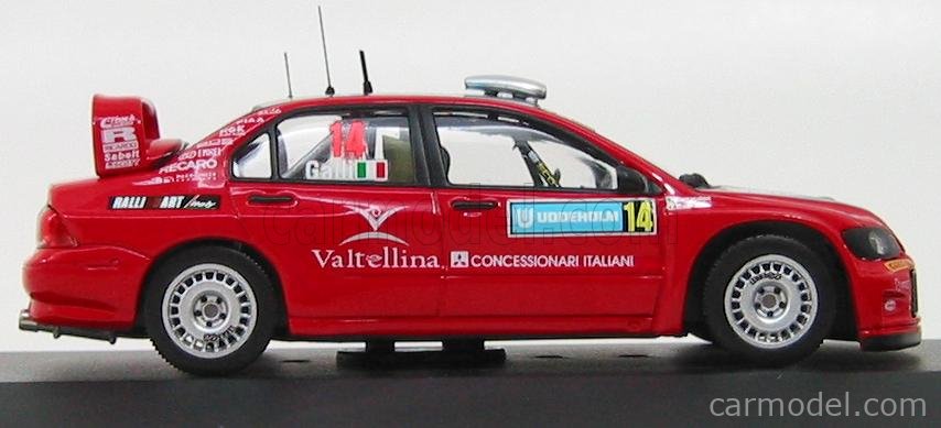 IXO 1/43 Mitsubishi Lancer WRC Galli/D'amore - Rally Italia