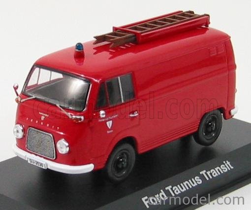 Norev Scale 1 43 Ford England Taunus Transit Fk1250 Fire Engine Scala 1964 Red