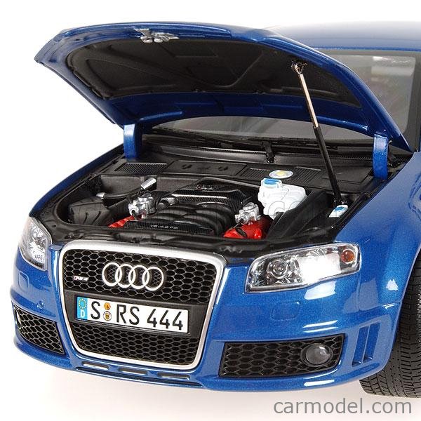 MINICHAMPS 100014600 Scale 1/18 | AUDI A4 RS4 2006 BLUE MET MINICHAMPS 100014600 Scale 1/18 | AUDI A4 RS4 2006 BLUE MET