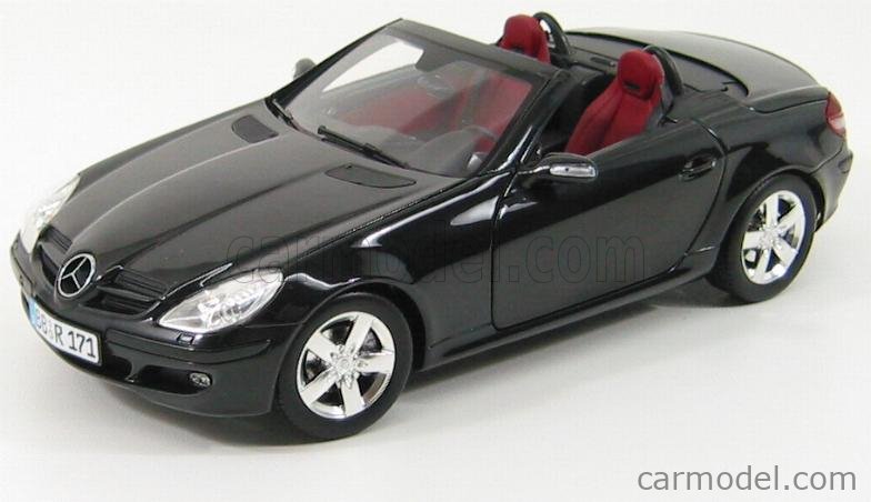 MINICHAMPS B66962319 Scale 1/18 | MERCEDES BENZ SLK-CLASS SPIDER BLACK MET