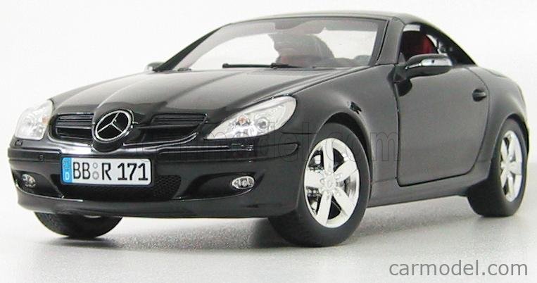 MINICHAMPS B66962319 Scale 1/18 | MERCEDES BENZ SLK-CLASS SPIDER BLACK MET