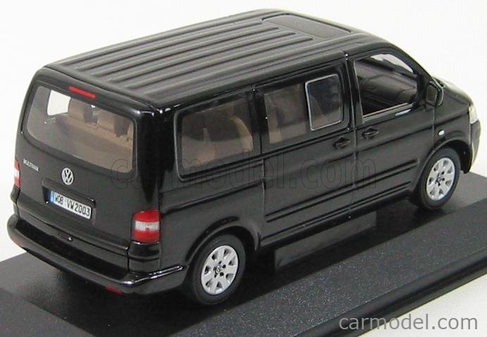 MINICHAMPS 7H0099300041 Scale 1/43 | VOLKSWAGEN T5 MULTIVAN MINIBUS BLACK