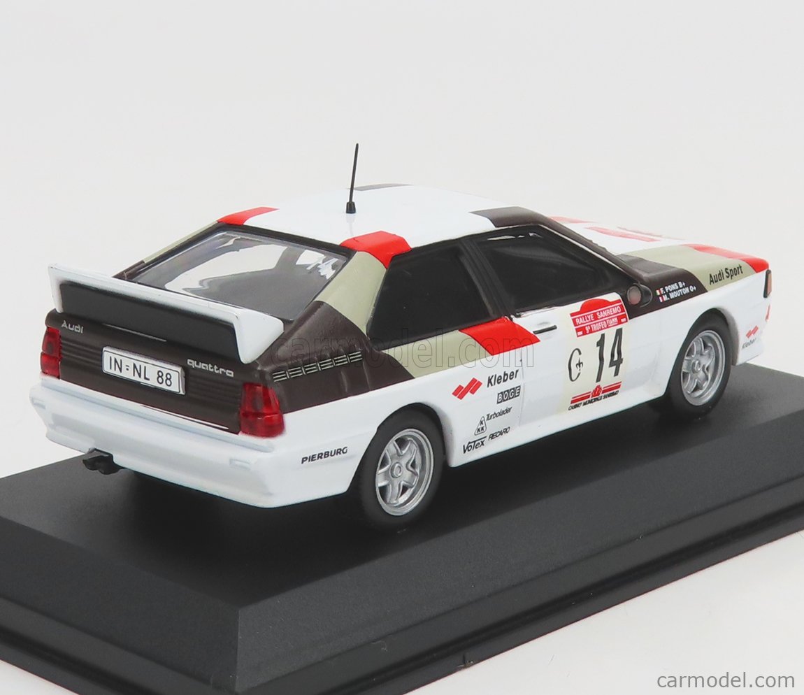 Miniature Trofeu - Audi Quattro 1000 Lakes 1981 N°14 - 1/43 - Résine - Neuf