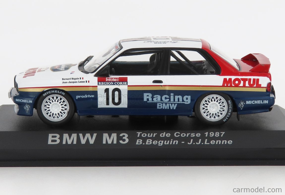 Miniature Gama 1/43, BMW M3 E30, Tour De Corse 1987, Livrée Rothmans, Kit Monté, Très Bon état Avec Boîte