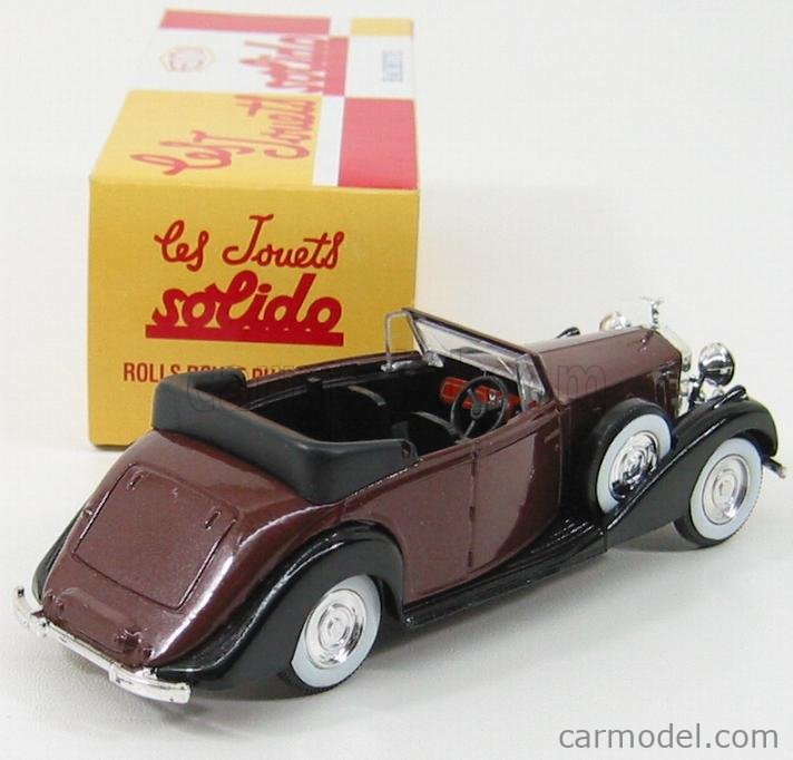 SOLIDO REEDITION AG5265 Scale 1/43 ROLLS ROYCE PHANTOM III 1939 BROWN