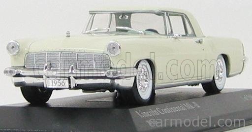 LINCOLN CONTINENTAL MK II 1956 Crème MINICHAMPS 1:43 de reference F LINCOLN CONTINENTAL MK II 1956 Crème MINICHAMPS 1:43 de reference F