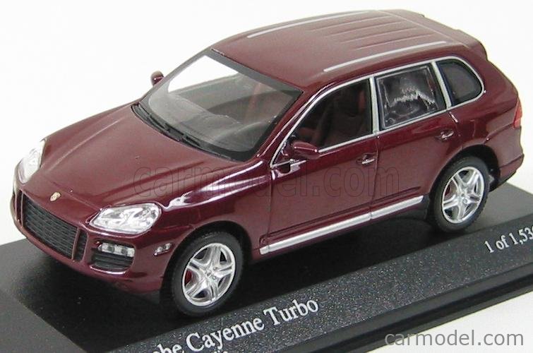 Miniature Porsche Cayenne Turbo Noire – Minichamps 1/43 (neuf)