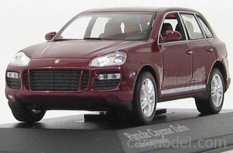 MINICHAMPS 400066270 Scale 1/43 | PORSCHE CAYENNE TURBO 2007 RED MET