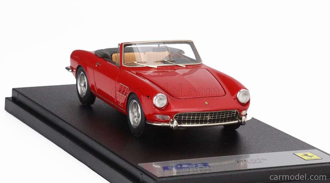 BBR-MODELS BBR182A Scale 1/43 | FERRARI 275 GTS SPIDER OPEN 1964 RED