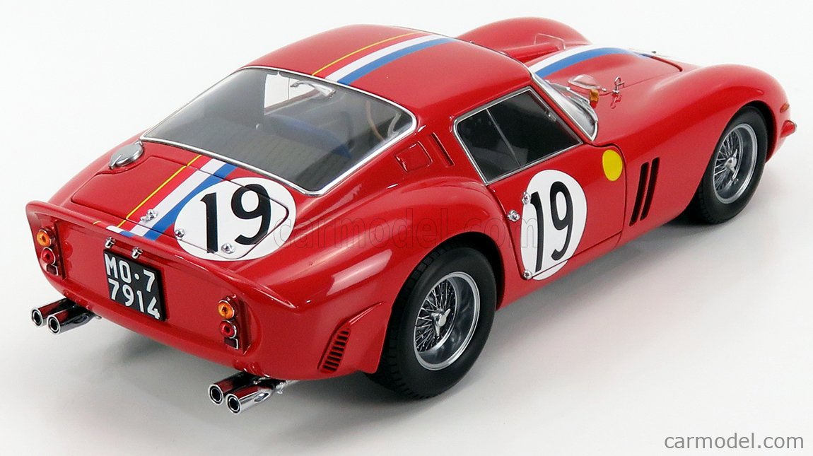 KYOSHO 08432A Scale 1/18 | FERRARI 250 GTO N 19 2nd 24h LE MANS 1962 ...