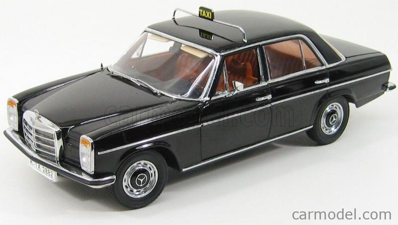 SUN-STAR 04592 Scale 1/18 | MERCEDES BENZ 220 TAXI 1971 BLACK