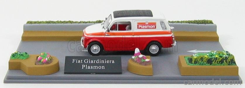 Modèle Réduit Fiat 500 Van Cicli Malaguti 1947 - Edicola, échelle 1:43, Couleur Bordeaux Et Noir