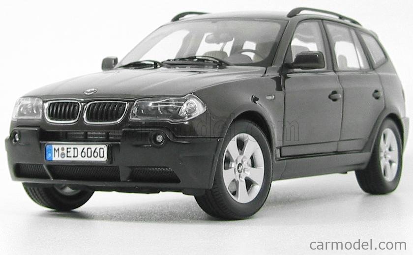 BMW X3 1/18 京商 1:18 BMW X3 3.0i E83 (CZARNY) KYOSHO - 9049314386