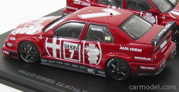 ALFA ROMEO - MEMORIAL SET 2X 155 V6 TI DTM 1993 N 7 A.NANNINI + N 8 N.LARINI