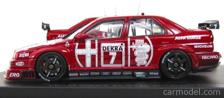 ALFA ROMEO - MEMORIAL SET 2X 155 V6 TI DTM 1993 N 7 A.NANNINI + N 8 N.LARINI