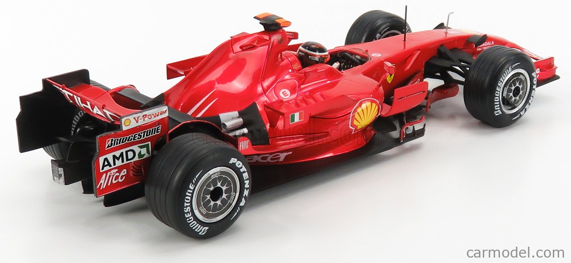 Ferrari F2008 Kimi Raikkonen #1 2008 1/18 Hotwheels Mattel F1 Formule 1 