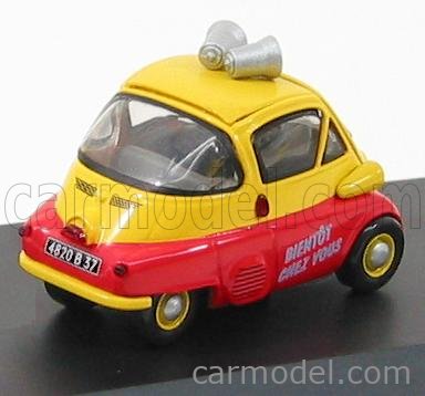 BMW Isetta Cirque Pinder – Miniature Schuco 1/43 (Occasion, Boîte D'Origine, Zamac)