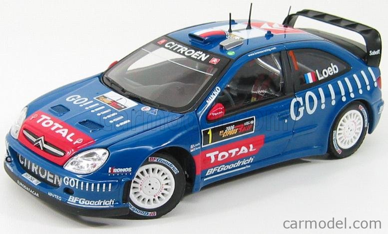 ミニカー ixo CITROEN XSARA WRC#21 S.Loeb-D.Elena Citroen Xsara #21 S. Loeb - D. Elena Deutschland Rally 2002
