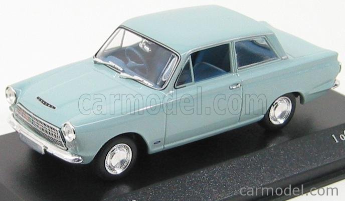 MINICHAMPS 400082004 Scale 1/43 | FORD ENGLAND CORTINA MKI 1962 LIGHT BLUE