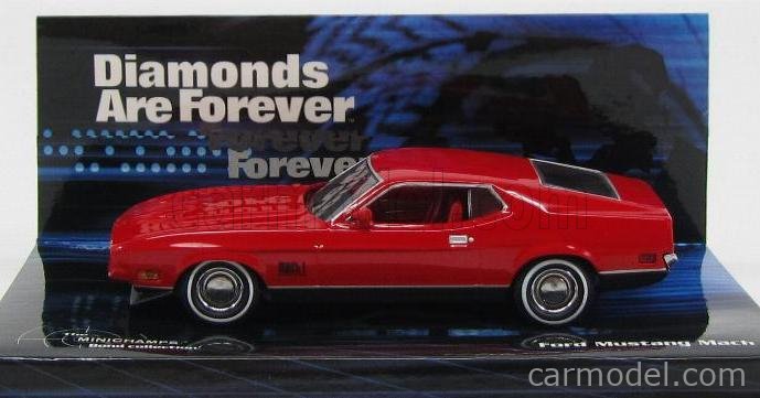 MINICHAMPS 007 フォード・マスタング・マッハ1 1/43 ミニカーショップグローバル - 1/43 ミニチャンプス フォード
