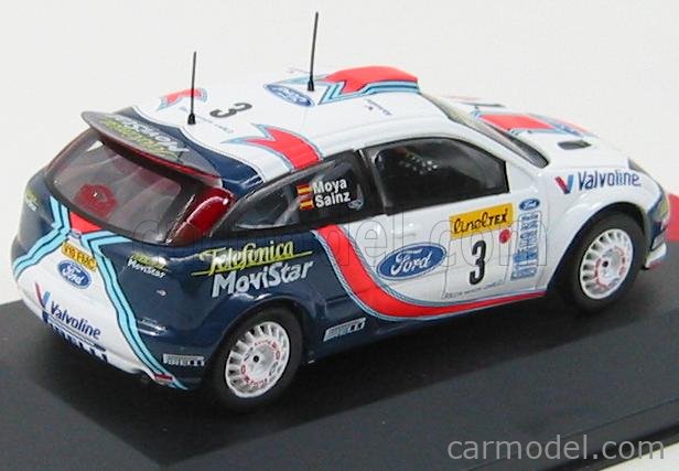 EDICOLA SAINZn25 Scale 1/43 | FORD ENGLAND FOCUS WRC N 3 2nd RALLY ...