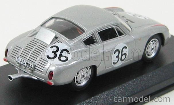 Modèle Réduit 1:43 Porsche 1600GS Abarth #37 - 24H Le Mans 1961 - Best BE9404 - Neuf