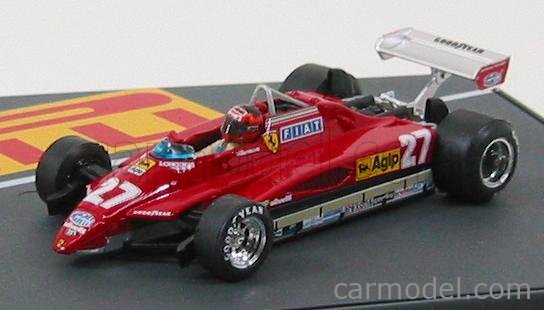 Modèle Réduit Ferrari 126C2 #27 Patrick Tambay - GP D'Italie 1982 - Échelle 1:43 Par Brumm