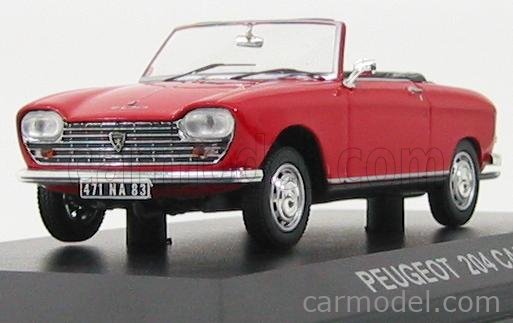 VINTAGE DIE CAST METAL DINKY TOYS FRANCE 1/43 PEUGEOT 204 CABRIOLET ref