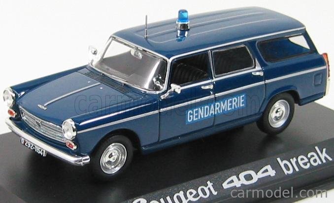 NOREV PEUGEOT 404 ミニカー 1/43 NOREV 474428 Scale 1/43 | PEUGEOT 404 BREAK SW - GENDARMERIE