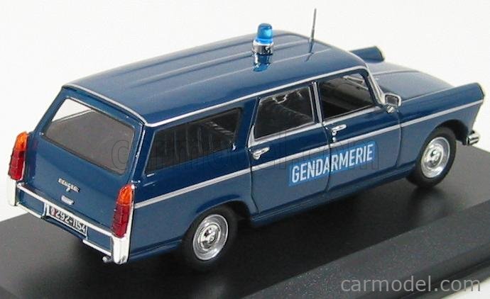PEUGEOT 403 BREAK 1961 GENDARMERIE NOREV 1:43 sous coque de reference
