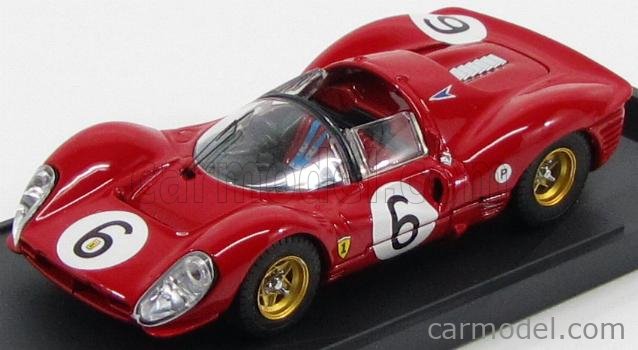 BANG 7266 Scale 1/43 | FERRARI 330 P4 SPIDER N 6 BRANDS HATCH 1967 ...