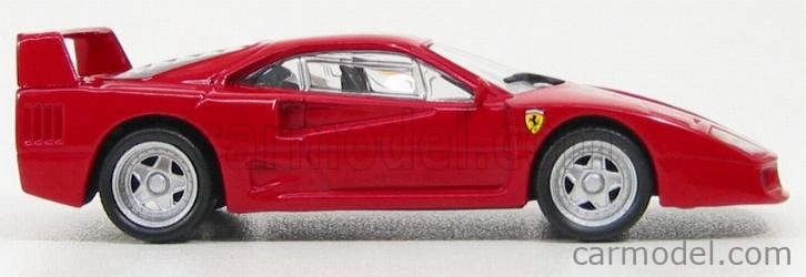 MATTEL HOT WHEELS N2549/N2554 Scale 1/43 | FERRARI F40 1987 RED